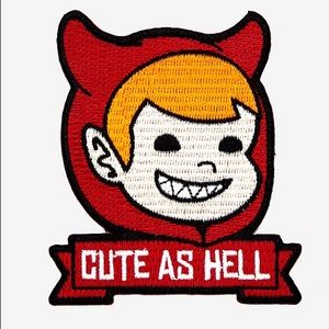 CUTE AS HELL DEMON BOY PATCH